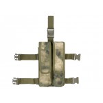 Drop Leg Double PP-19 Bizon/PP Vitiaz/P90 Mag Pouch - ATAK-FG [8FIELDS]